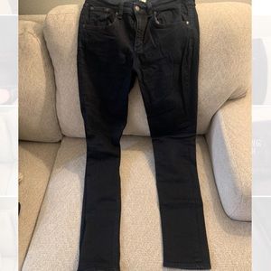 Rag & Bone black skinny jeans, size 29